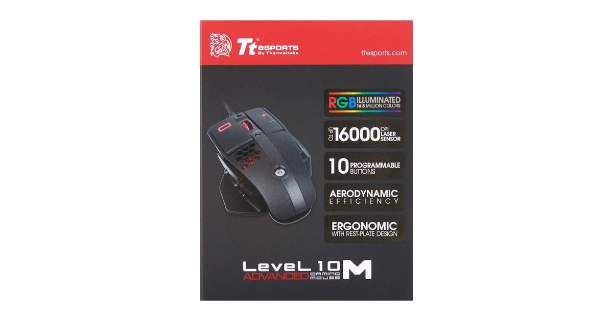 Tt eSPORTS Level 10 M Advanced Gaming Mouse Review