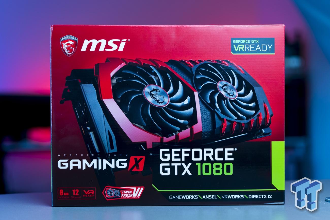 MSI GeForce GTX 1080 Gaming X 8G - A Totally Silent GTX 1080