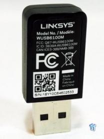 Linksys MAX-STREAM WUSB6100M AC600 Micro USB Wireless Adapter 