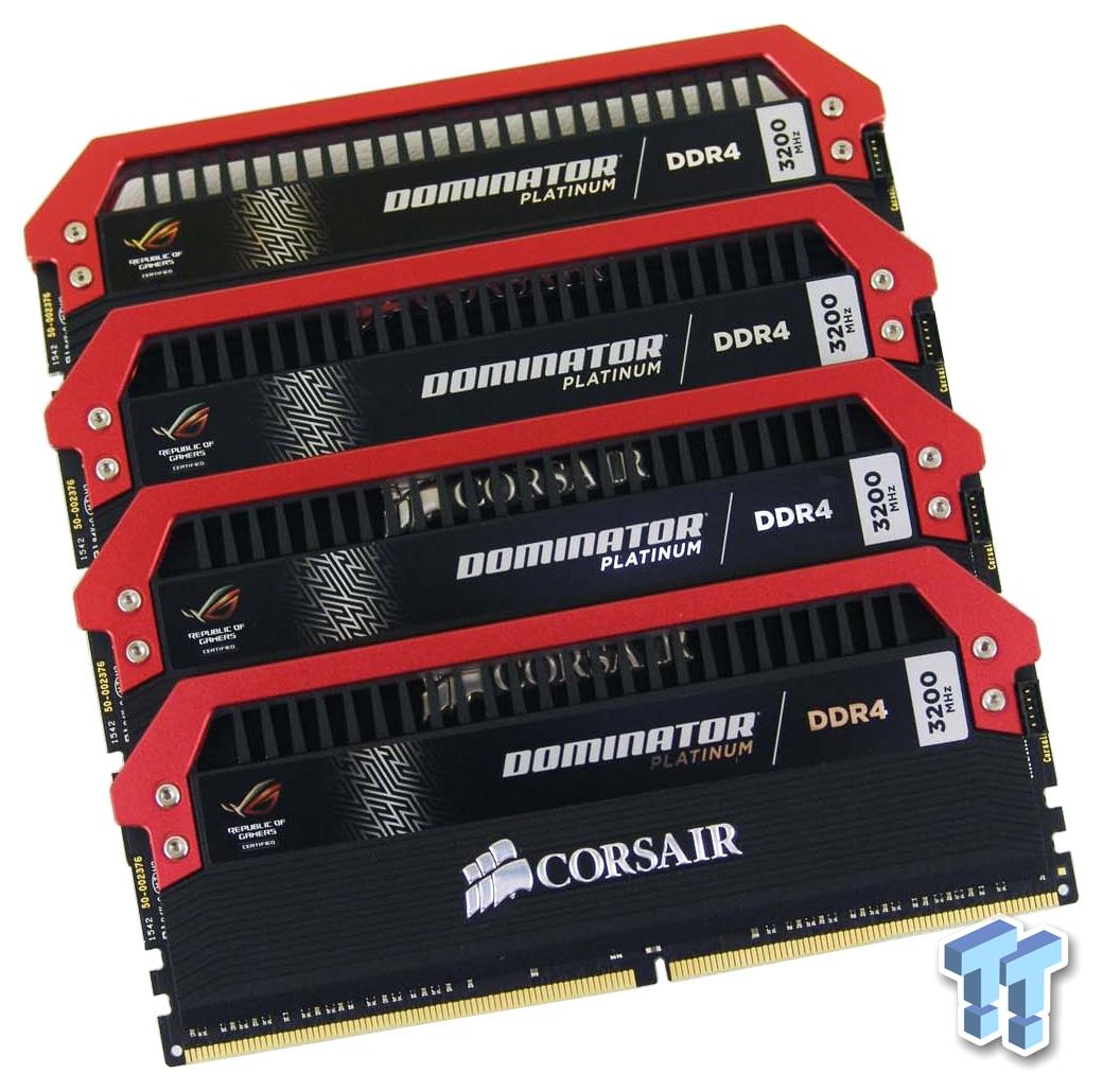 Bevidst Snestorm radium Corsair Dominator Platinum ROG DDR4-3200 16GB DC Memory Kit Review