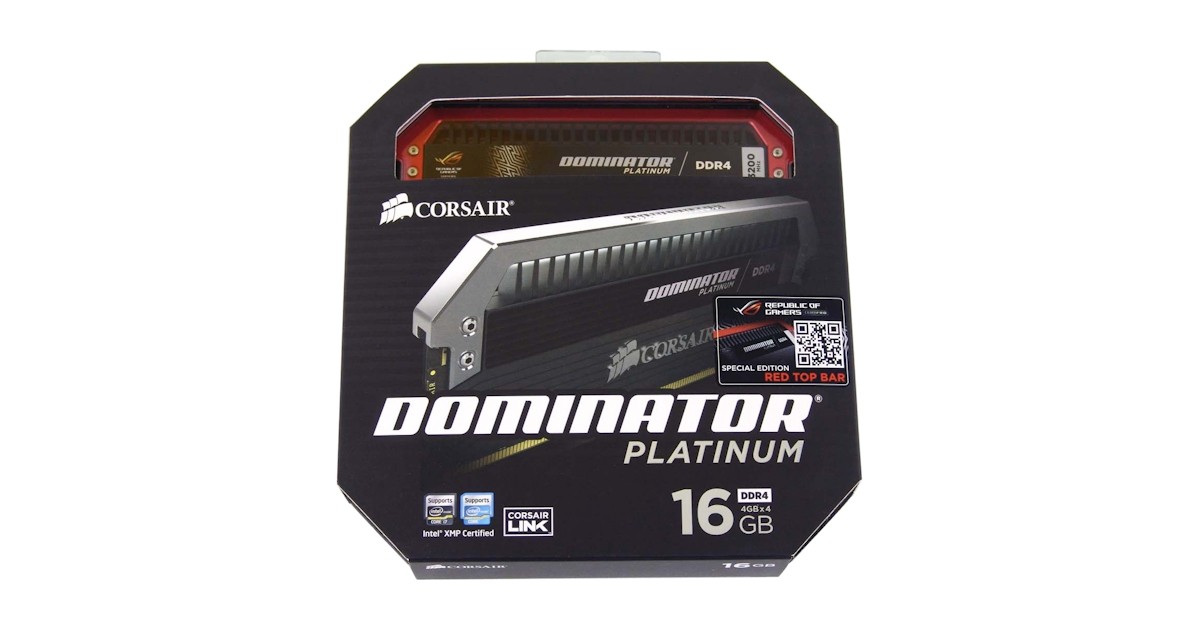 Bevidst Snestorm radium Corsair Dominator Platinum ROG DDR4-3200 16GB DC Memory Kit Review