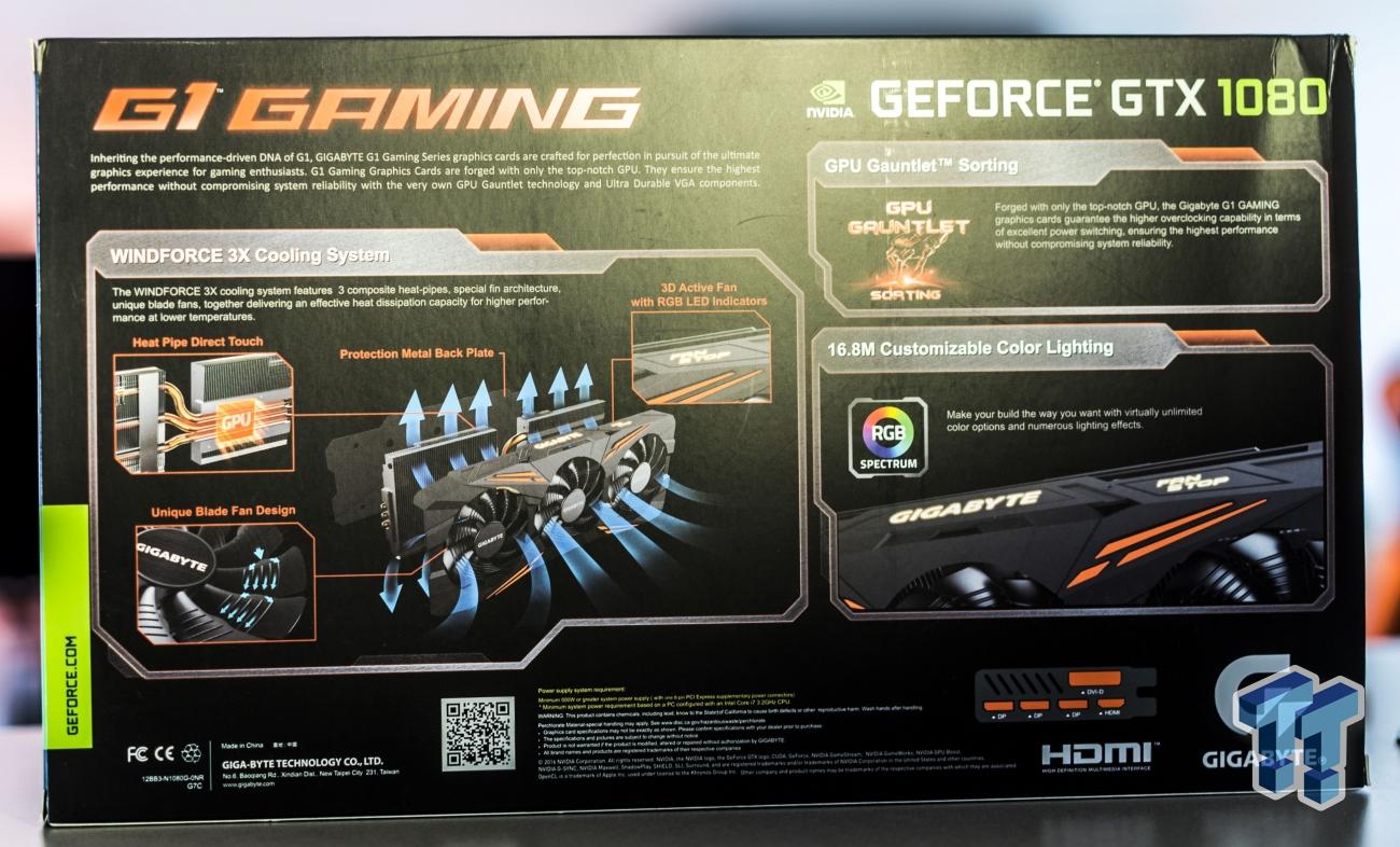 GIGABYTE GeForce GTX 1080 G1 Gaming Review - A Massive Surprise