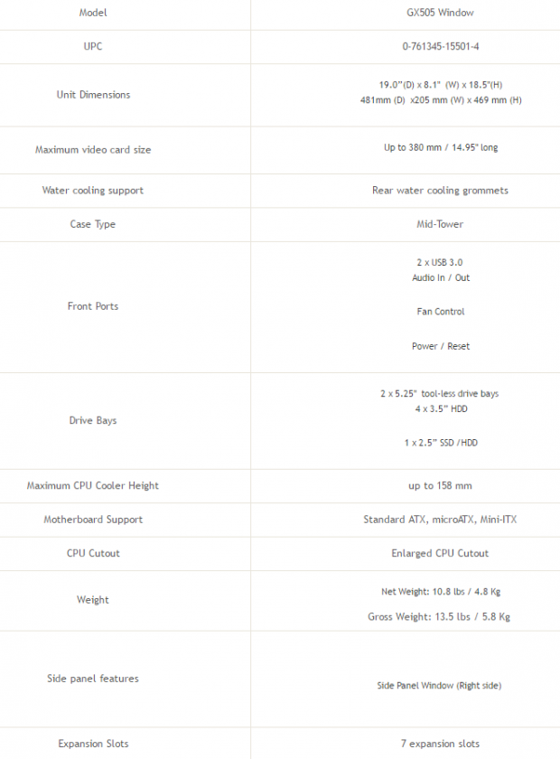 Antec GX505 Window SC Mid-Tower Chassis Review 01