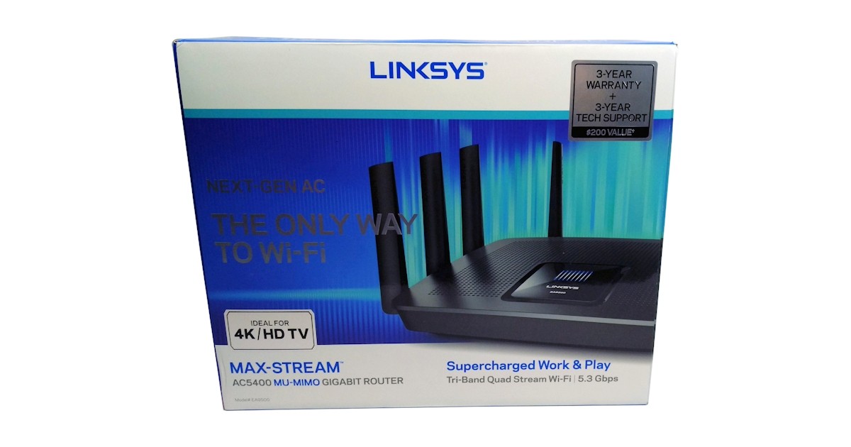 Forføre tempo Loaded Linksys EA9500 MAX-STREAM AC5400 Wireless Router Review