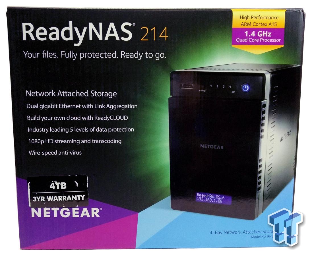 Netgear ReadyNAS 214 Four-Bay Consumer NAS Review