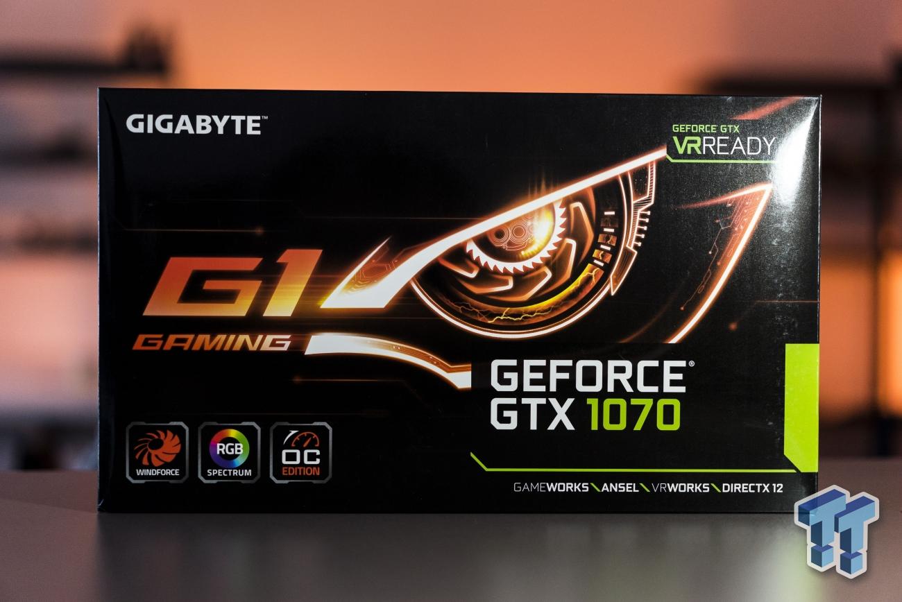 GIGABYTE GeForce GTX 1070 G1 Gaming Graphics Card Review