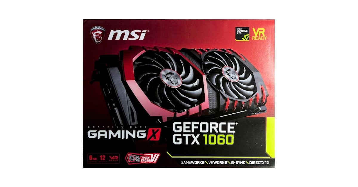 MSI GeForce GTX 1060 Gaming X 6G Graphics Card Review