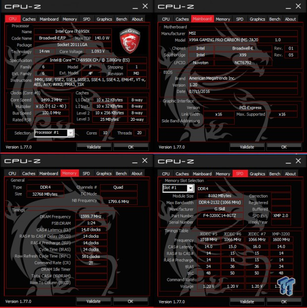 MSI X99A Gaming Pro Carbon Motherboard Review 72