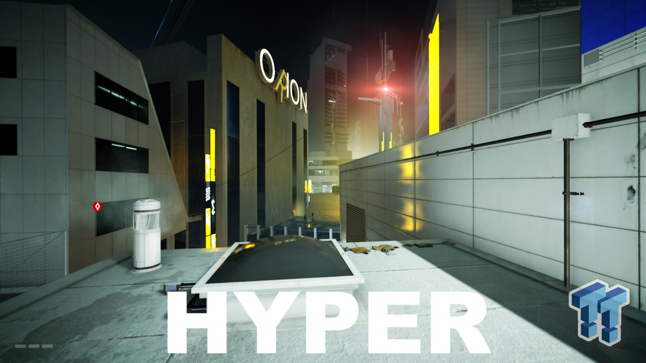 Mirror's Edge Catalyst Hyper Settings 1440P, GTX 1080