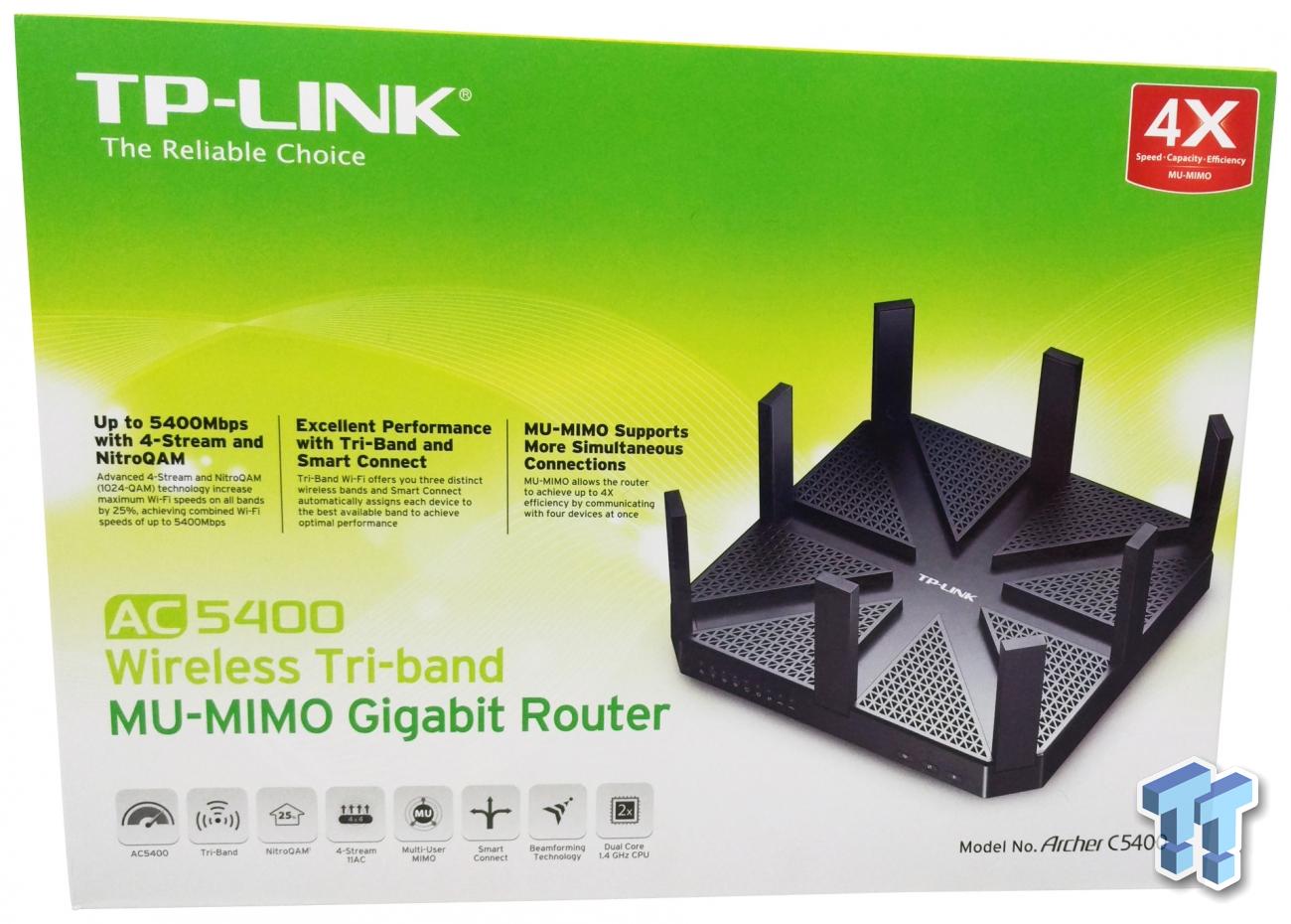 TP-Link Archer C5400 802.11ac Wireless Router Review | TweakTown