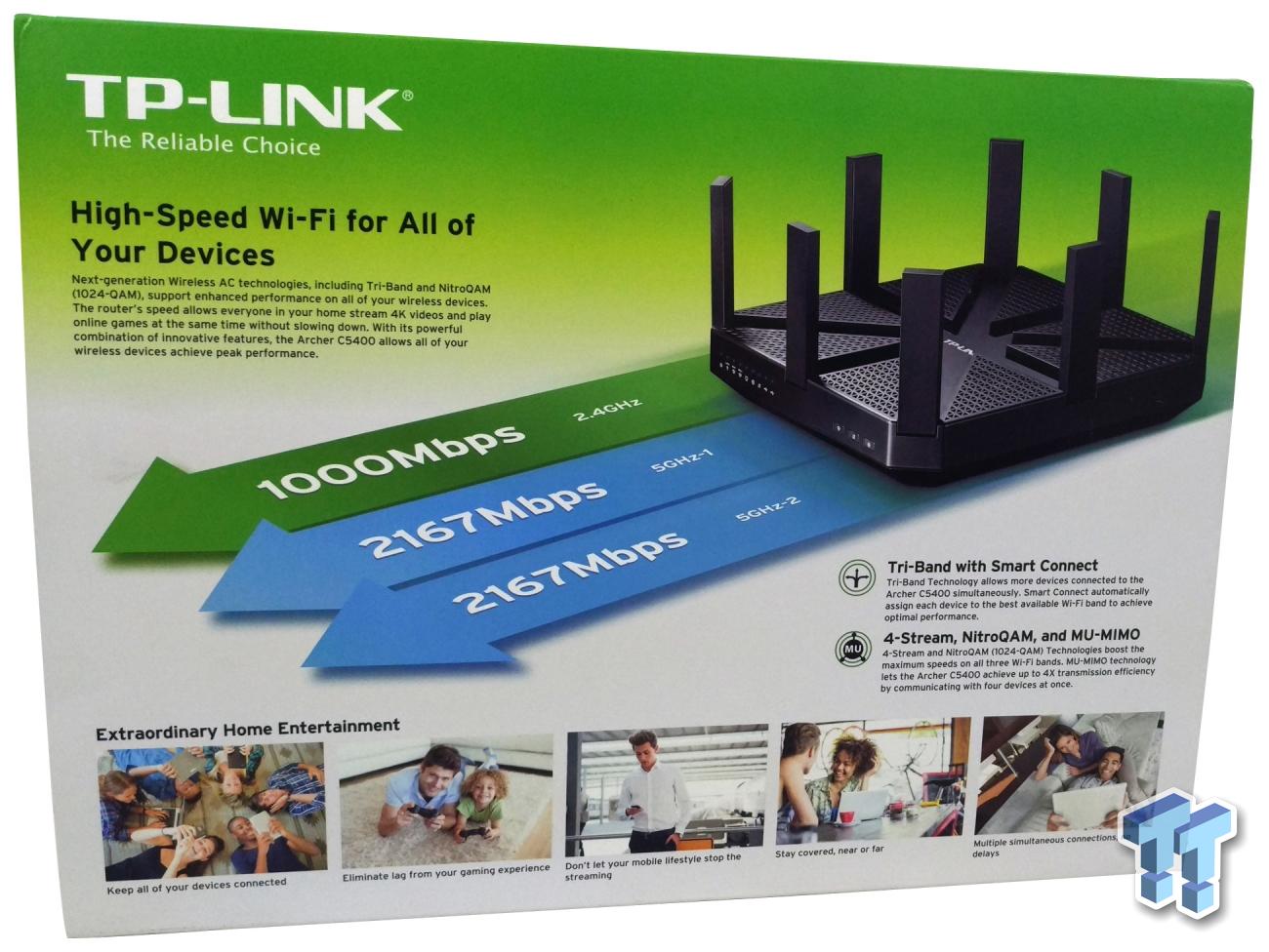 TP-Link Archer C5400 802.11ac Wireless Router Review
