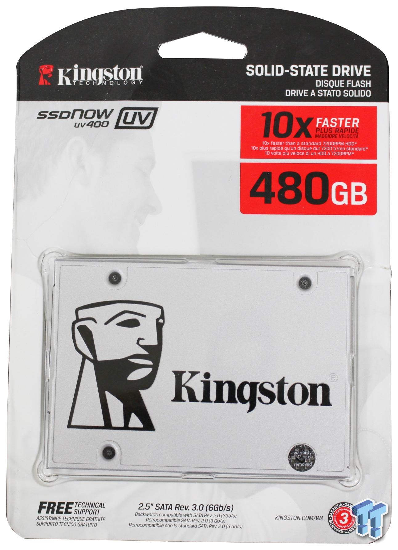 Kingston SSDNow UV400 480GB SATA III SSD Review |