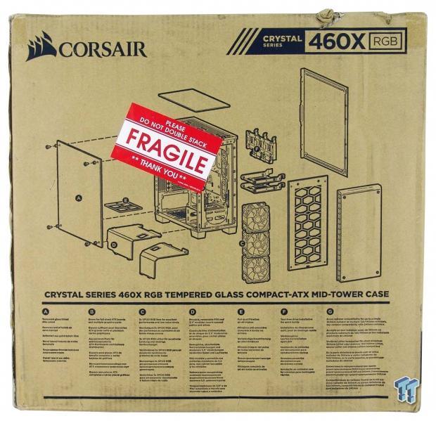 Corsair Crystal Series 460X RGB Mid-Tower Chassis Review 04 Corsair Crystal Series 460X RGB Mid-Tower Chassis Review 04