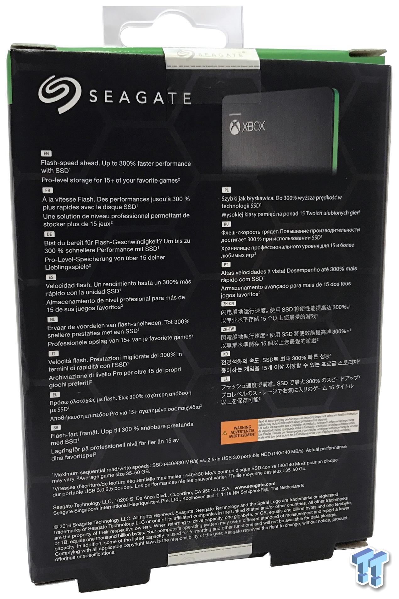 Test du Disque SSD Game Drive pour Xbox de Seagate - Test et News