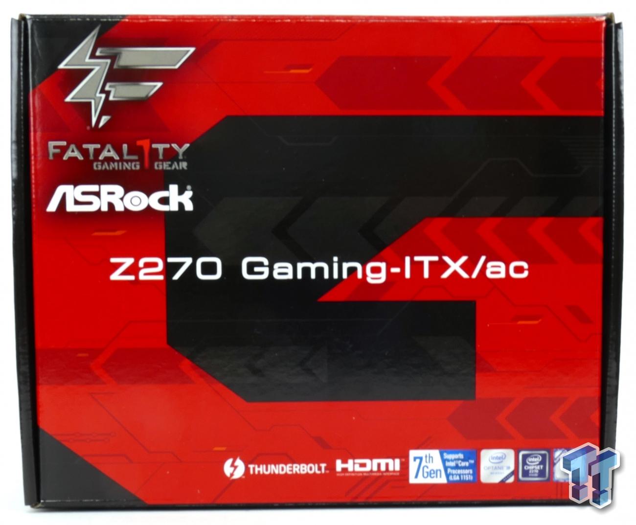 Asrock Fatal1ty Z270 Gaming Itx Ac Motherboard Review Tweaktown