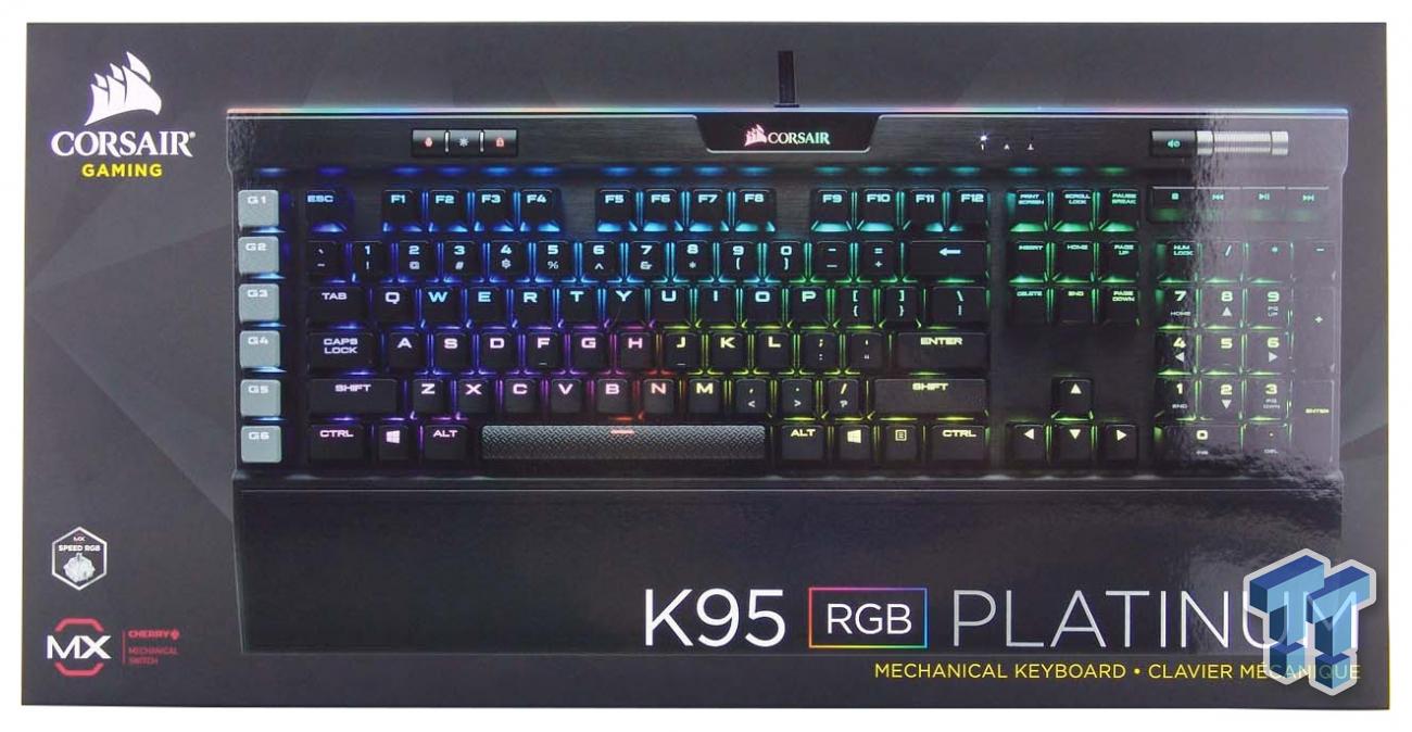 Corsair K95 Rgb Platinum Mechanical Keyboard Review Tweaktown