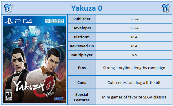 En general compañero Esencialmente Yakuza 0 PlayStation 4 Review | TweakTown
