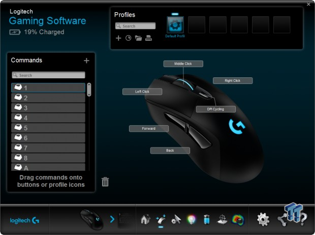 Logitech G403 Prodigy sans Fil RGB Optical Gaming Mouse 12 000 dpi