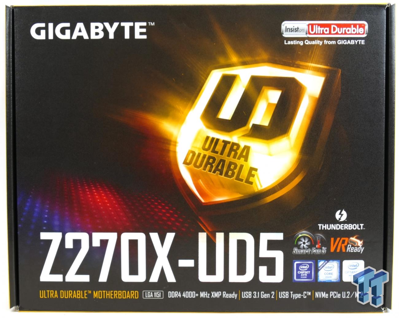 GIGABYTE Z270X-UD5 Motherboard Review