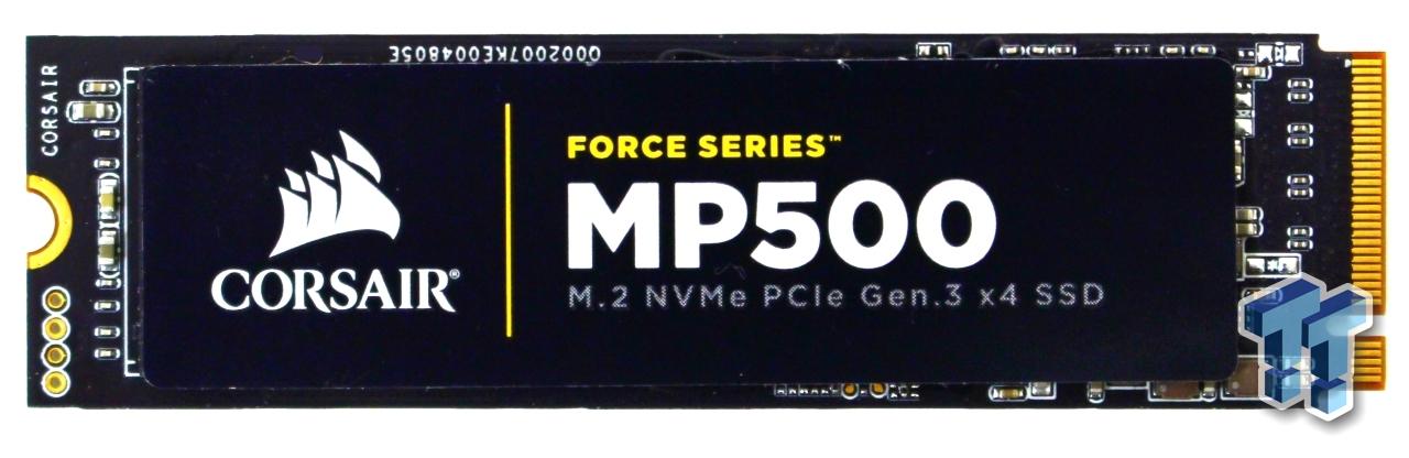 Fitness kande hår Corsair Force MP500 480GB M.2 NVMe PCIe SSD Review