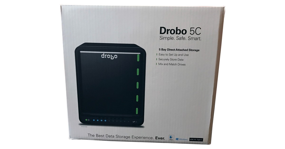 Drobo 5C Five-Bay USB-C DAS Review