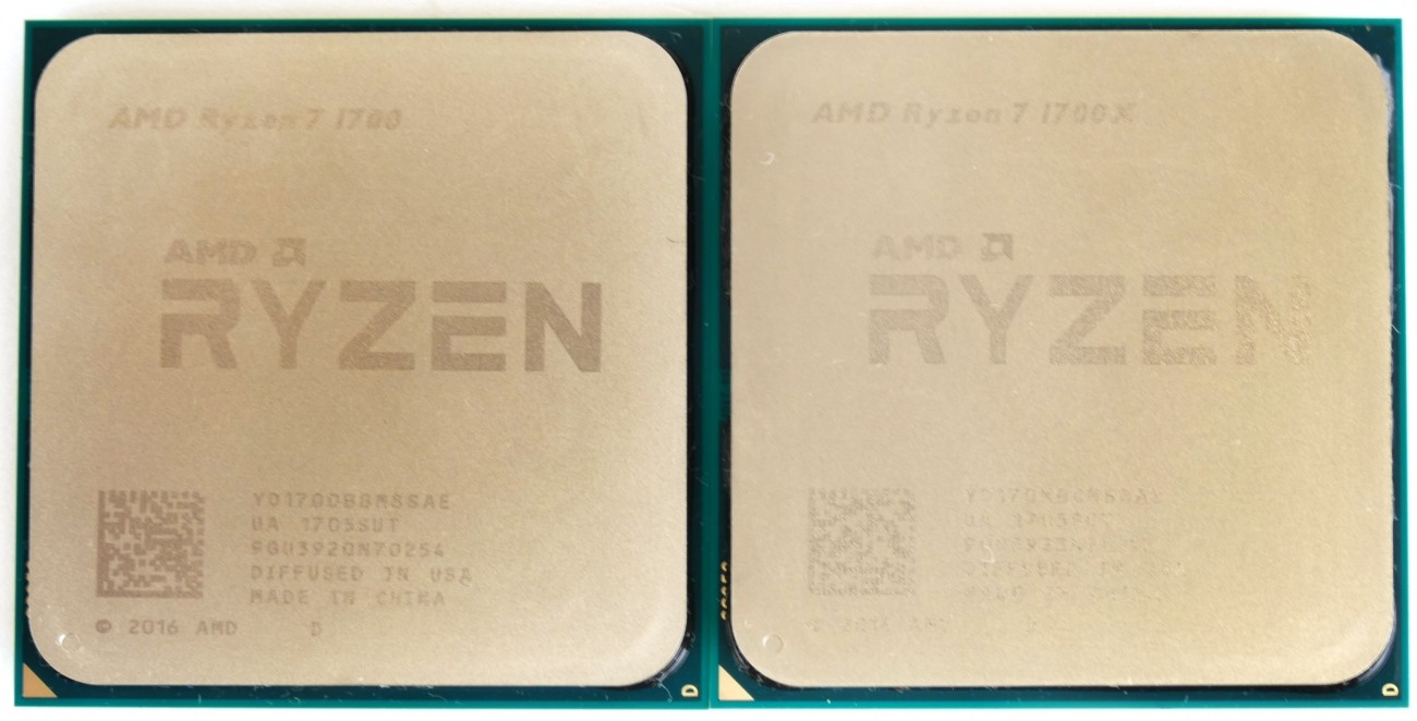 AMD Ryzen 7 1700 and 1700X CPU Review