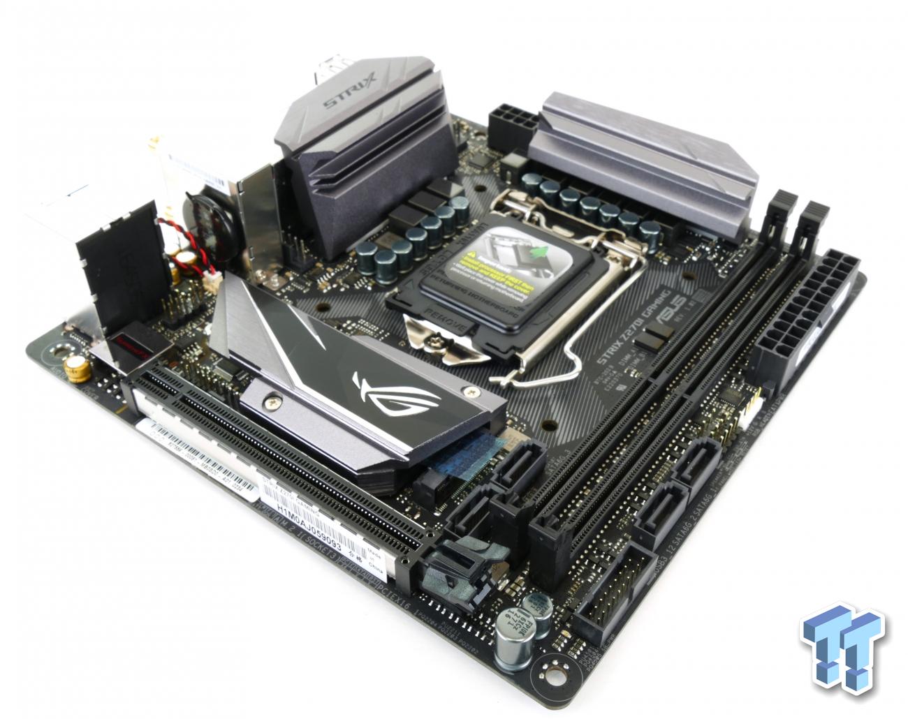 ASUS ROG STRIX Z270I Gaming Mini-ITX Motherboard Review | TweakTown