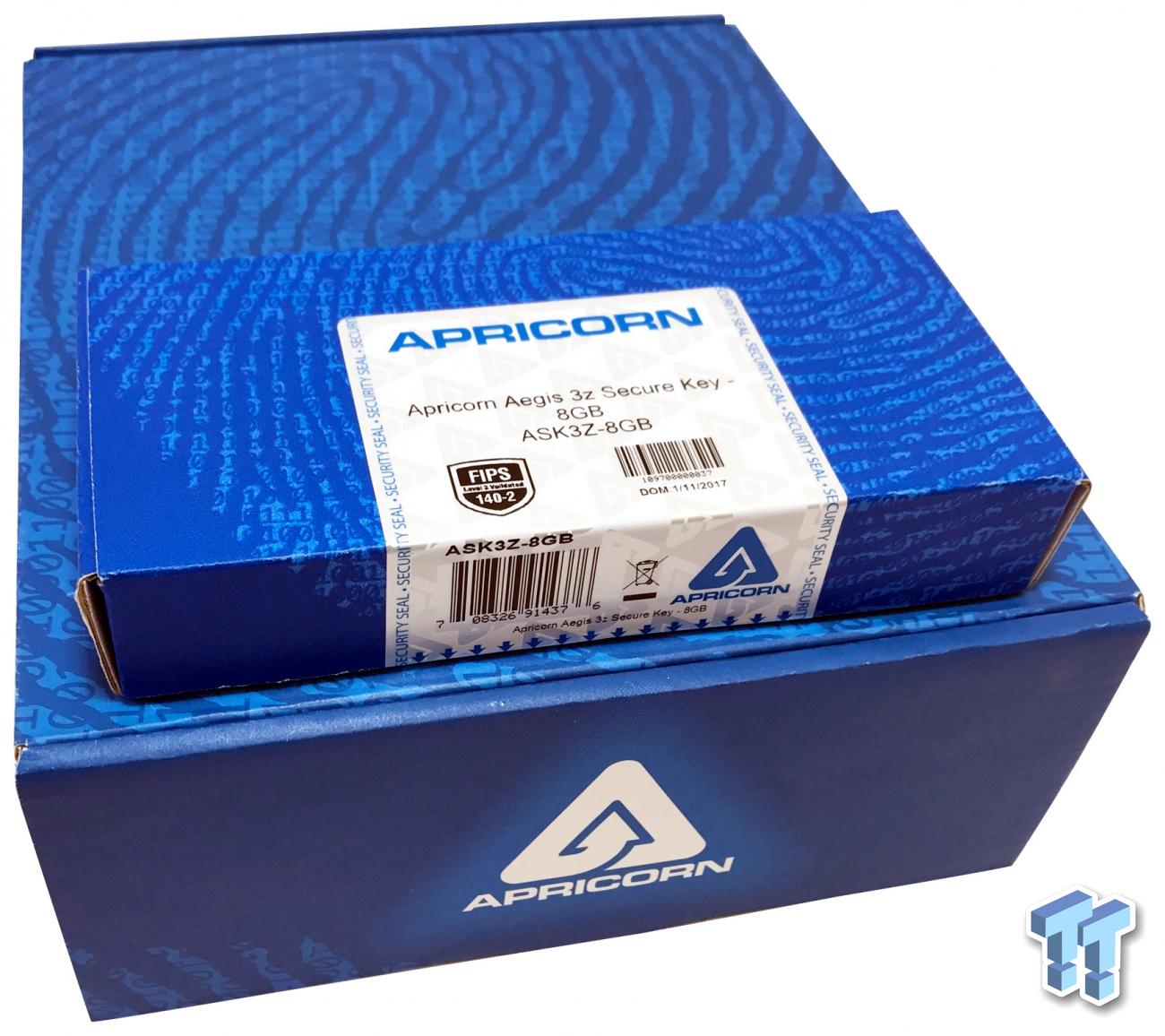 Apricorn ASK3Z-32GB Aegis Secure Key 3Z - USB3.0/ 3.1 Flash Drive