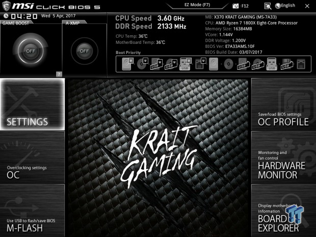 MSI X370 Krait Gaming Motherboard Review 32