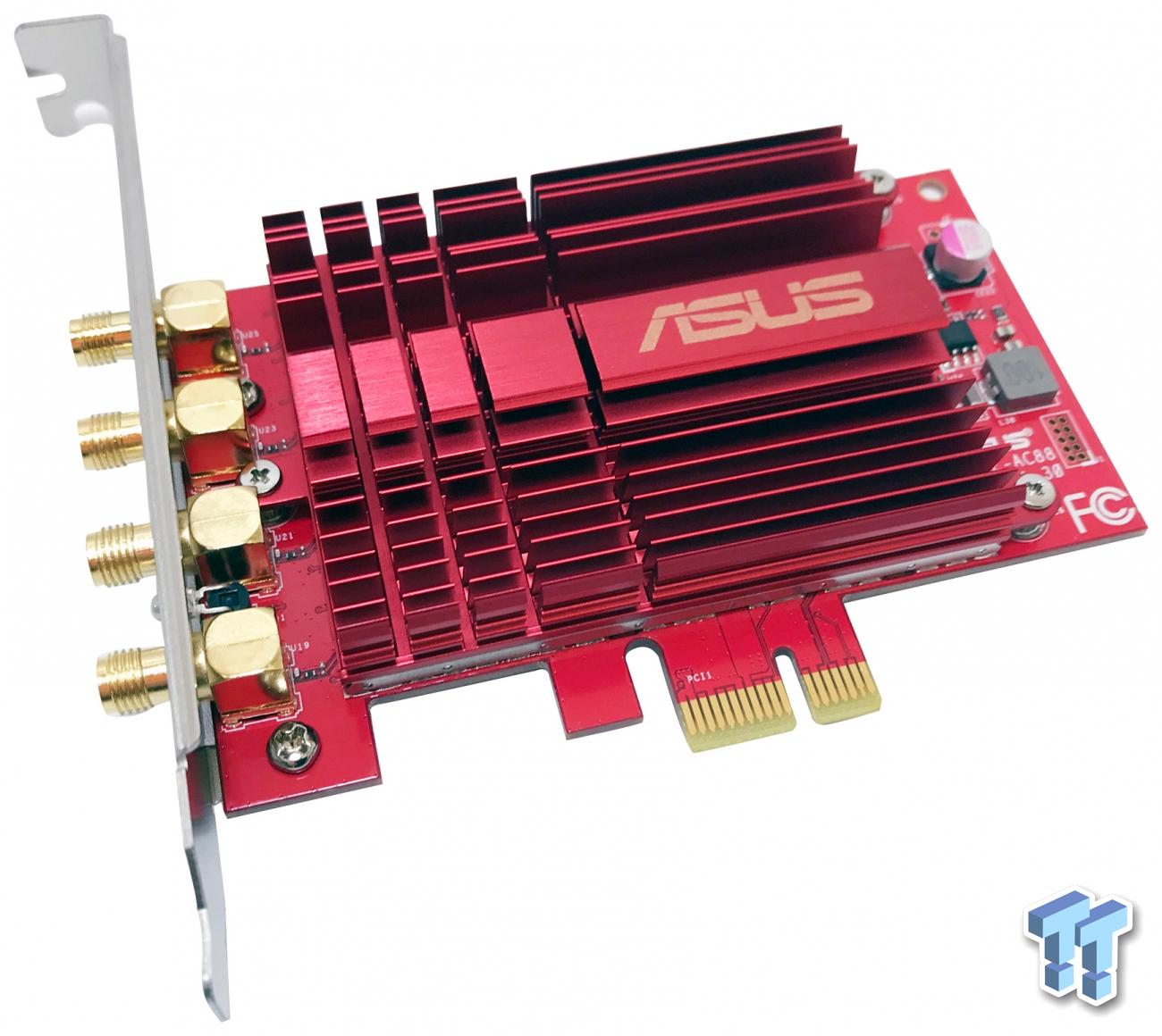 ASUS PCE-AC88 AC3100 Wireless PCIe Adapter Review | TweakTown