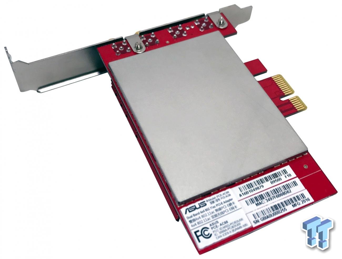 ASUS PCE-AC88 AC3100 Wireless PCIe Adapter