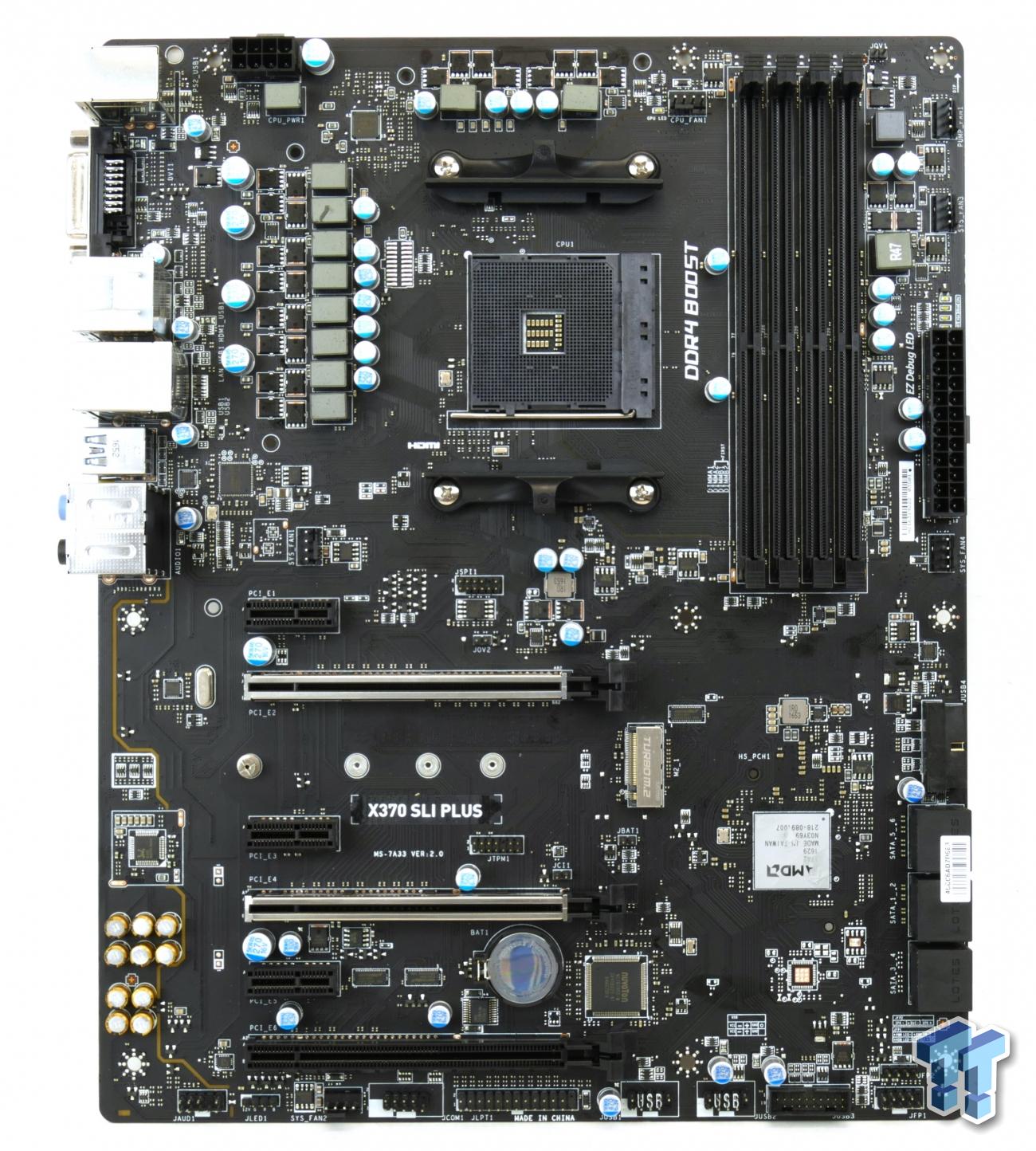 MSI X370 SLI PLUS Gaming Motherboard Review