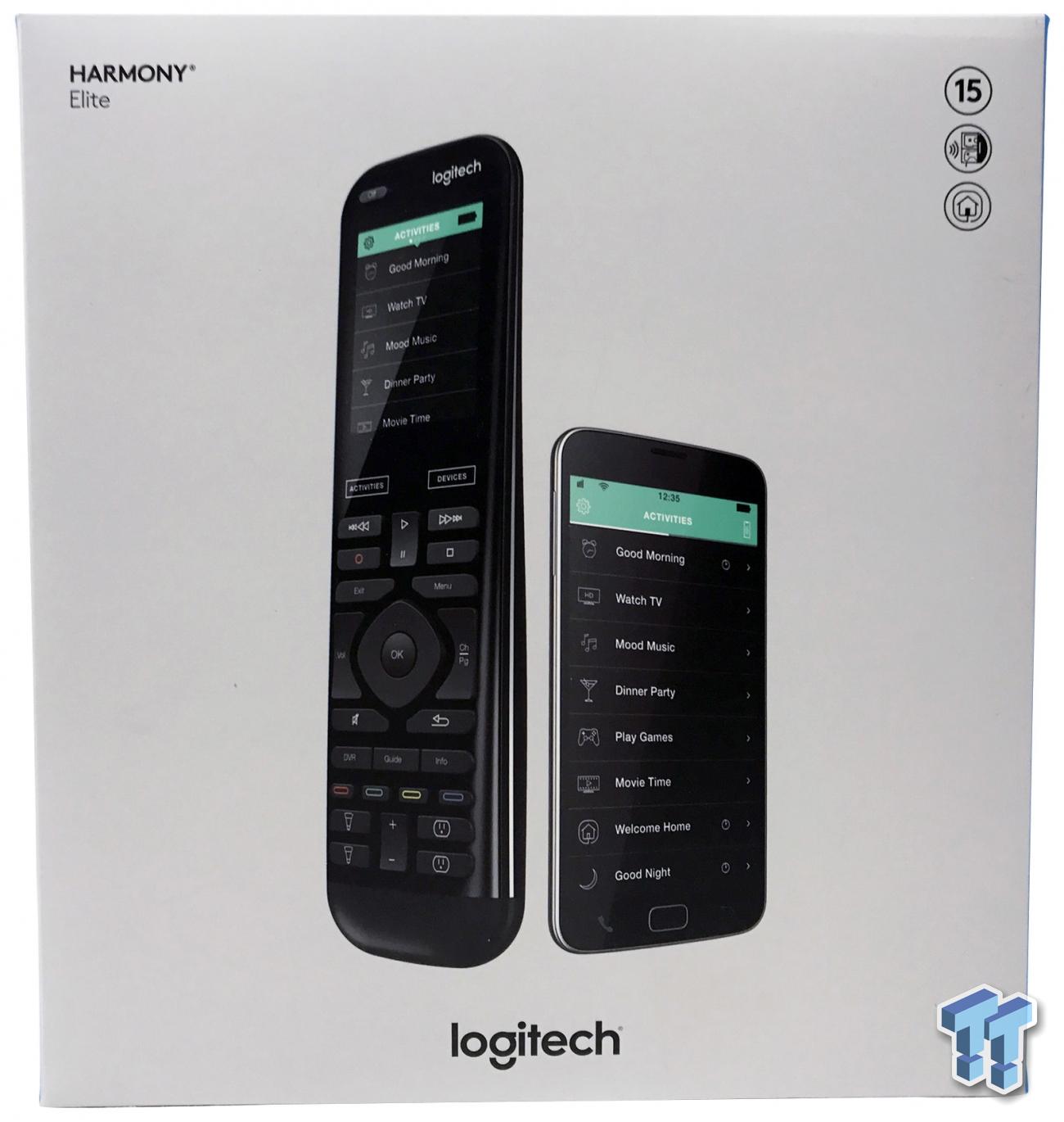 logitech harmony elite remote control
