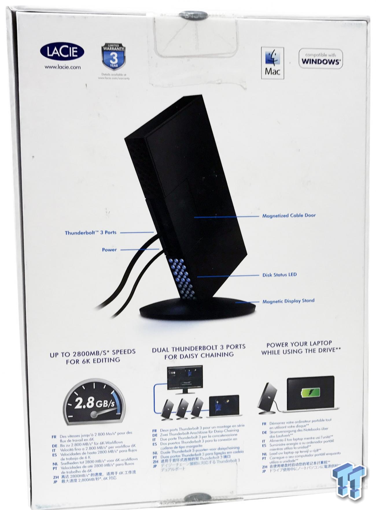 eXtreme Thunderbolt 3 Aluminum Portable 2TB External SSD, 2800MB/s