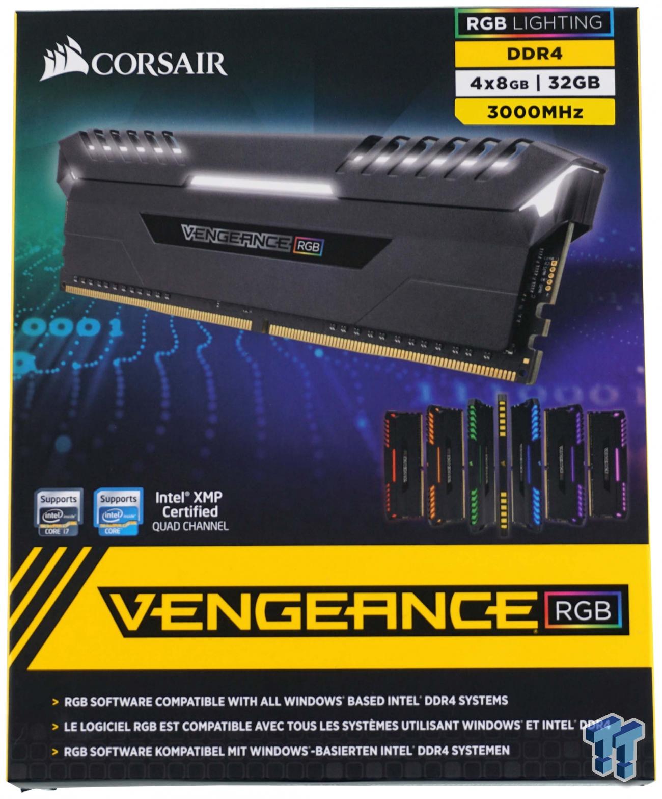 Vengeance RGB DDR4-3000 32GB Memory Kit Review
