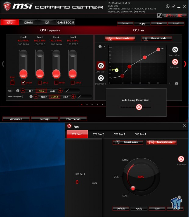 msi fan control software