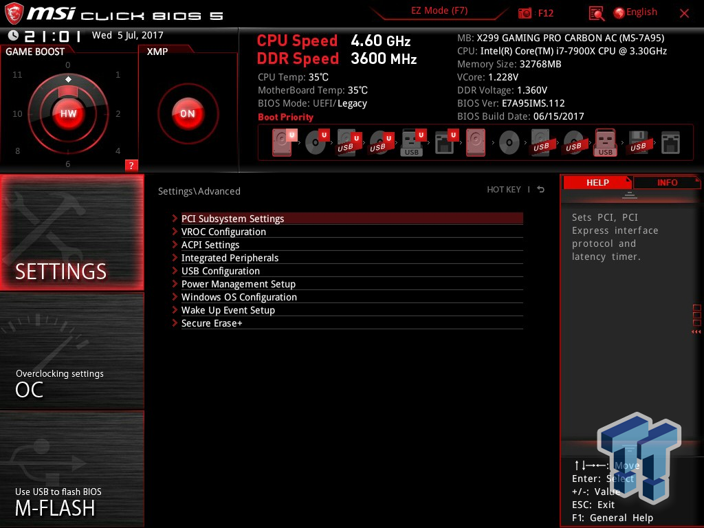 Mandag pustes op dybt MSI X299 GAMING PRO CARBON AC Motherboard Review