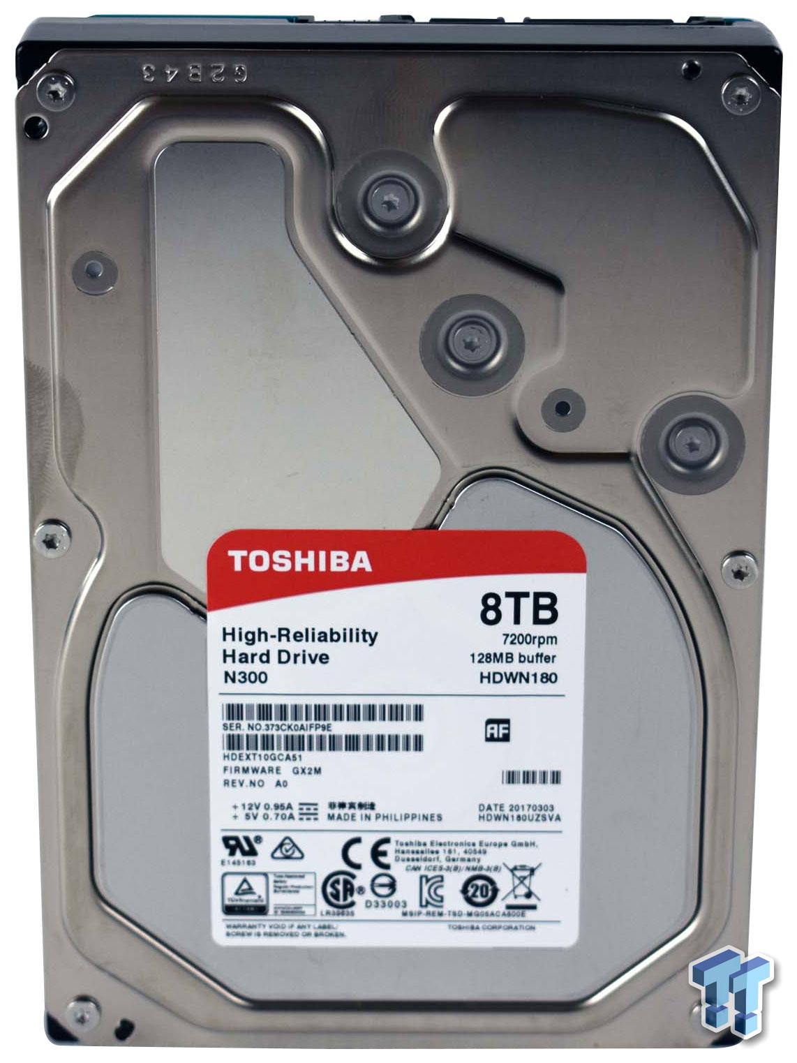 Toshiba N300 8TB High-Reliability HDD Review