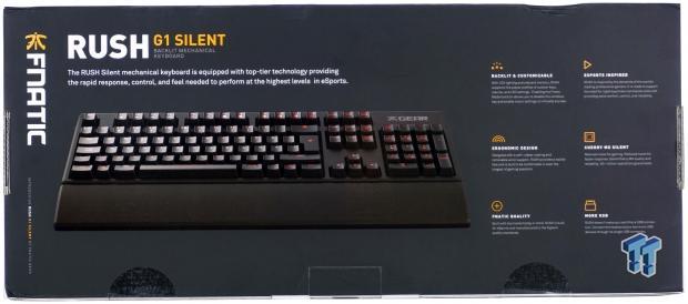 mécanique, Touches Rouge Cherry MX, Configuration USA Clavier Pro Gaming LED Fnatic Gear Rush 