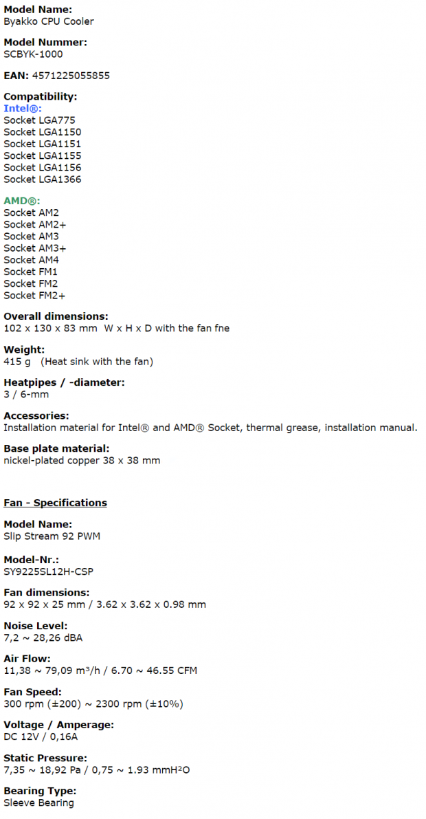 Scythe Byakko SCBYK-1000 CPU Cooler Review 01