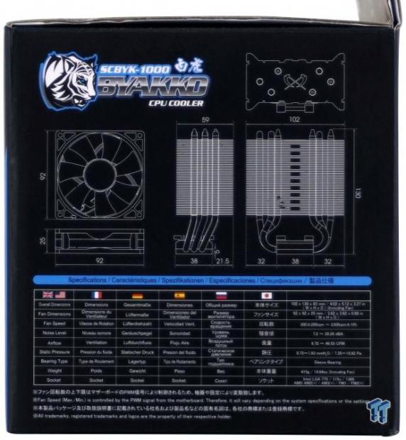 Scythe Byakko SCBYK-1000 CPU Cooler Review 03