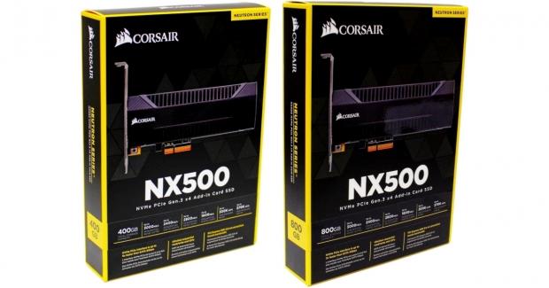 Corsair Neutron NX500 400GB & 800GB NVMe PCIe SSD