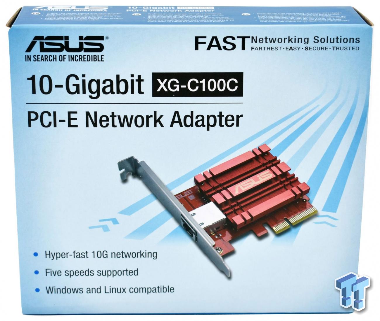 ASUS XG-C100C 10Gbe PCIe Network Adapter Review | TweakTown