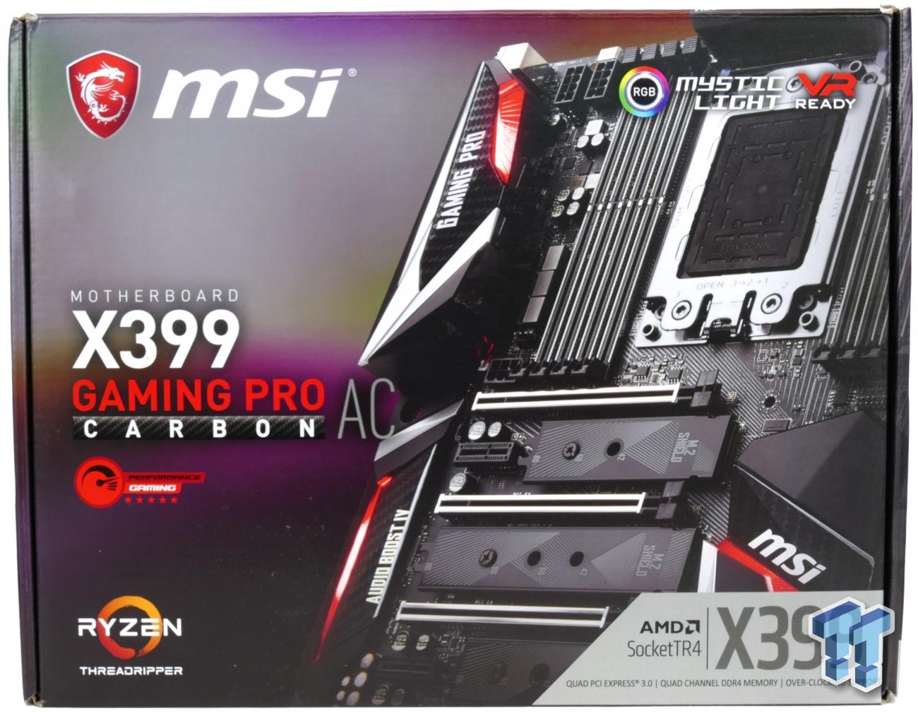 MSI X470 Gaming Pro Carbon AC Review