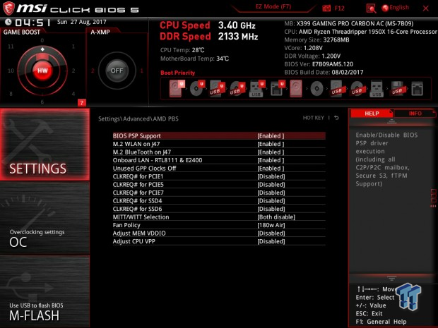 MSI X399 GAMING PRO CARBON AC TR4 Motherboard Review 46 MSI X399 GAMING PRO CARBON AC TR4 Motherboard Review 46