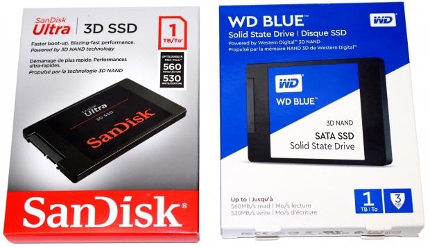 WD Blue 3D & SanDisk Ultra 3D 1TB SATA III SSDs Review