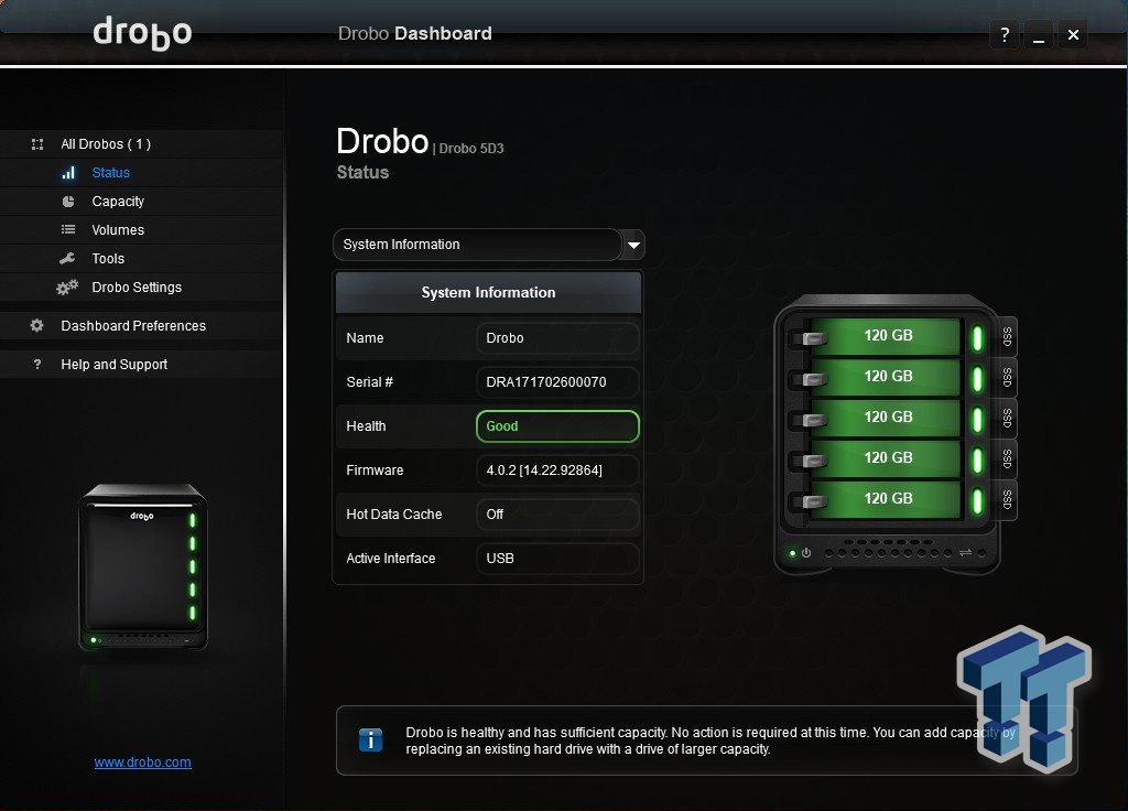 Drobo 5D3 Thunderbolt 3 Five-Bay DAS Review