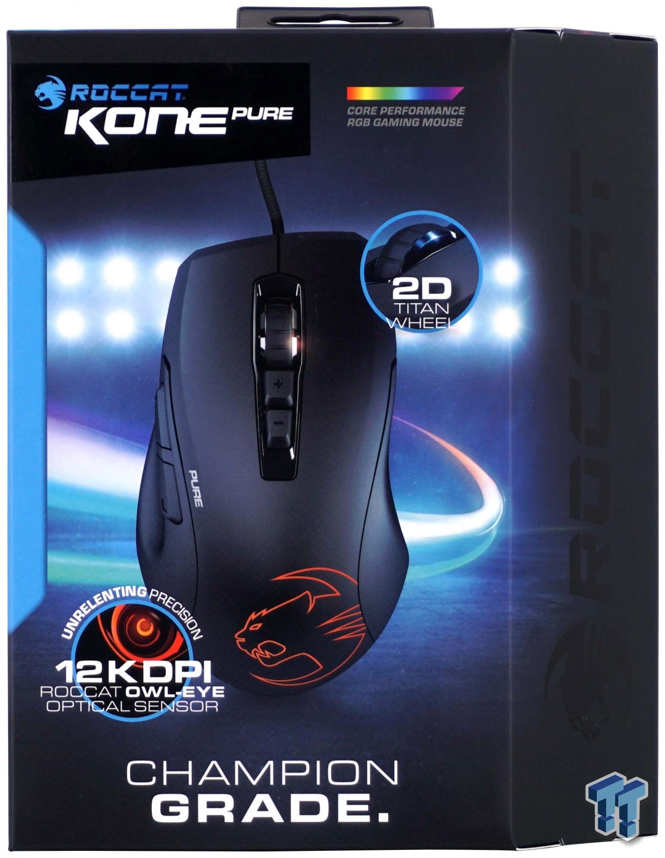 Roccat Kone Pure Owl Eye Optical Rgb Gaming Mouse Review Tweaktown