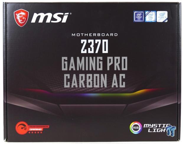 MSI Z370 Gaming Pro Carbon Motherboard Review