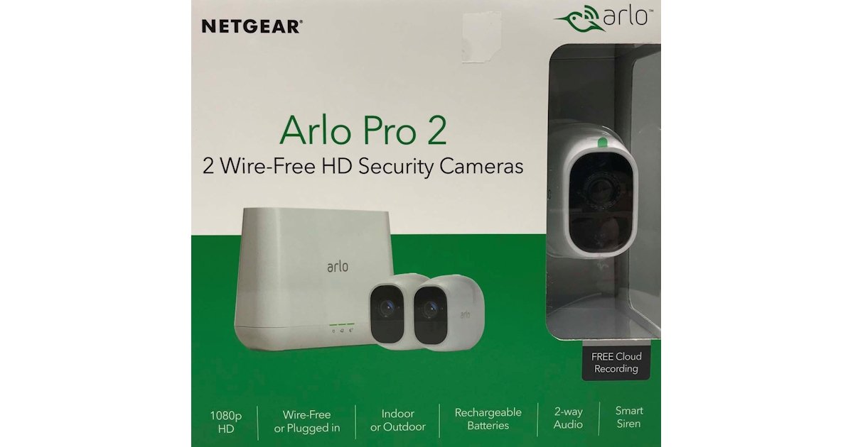 arlo 2 wire free hd security cameras review